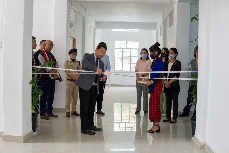 Minister Tongpang Ozukum inaugurates Language Translation Centre and other facilities at FAC on March 16.